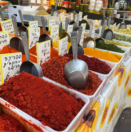 Israeli spices at the market
