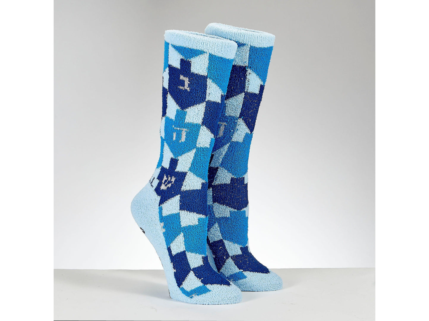 "Let's Play Dreidel" Cozy Adult Slipper Socks