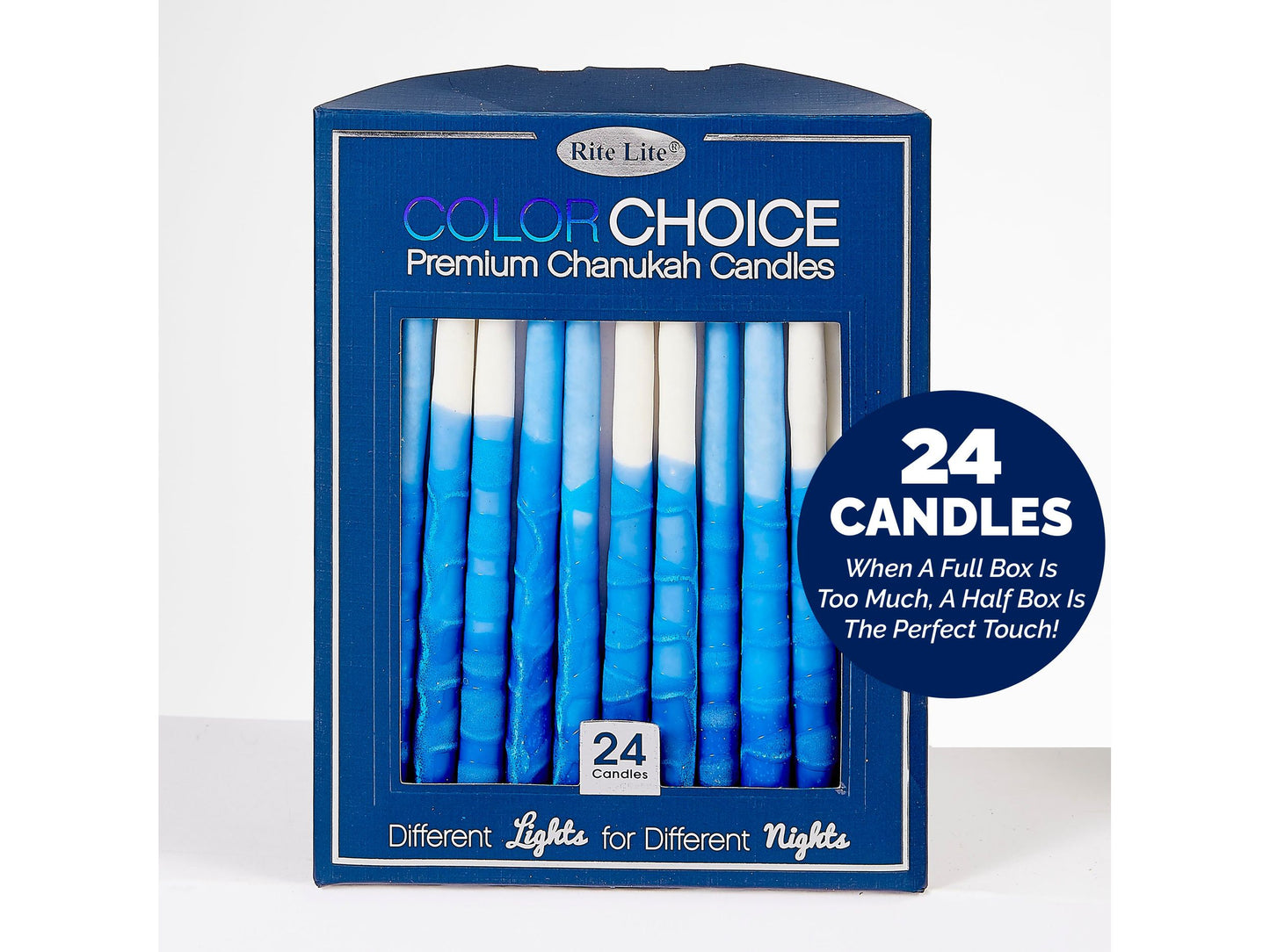 ColorChoice 24Pack Chanukah Candles