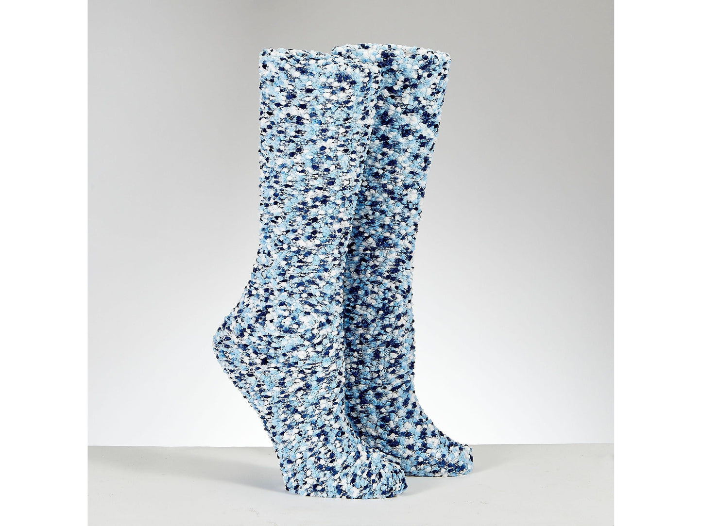 Hanukkah Cozy Slipper Socks - popcorn design