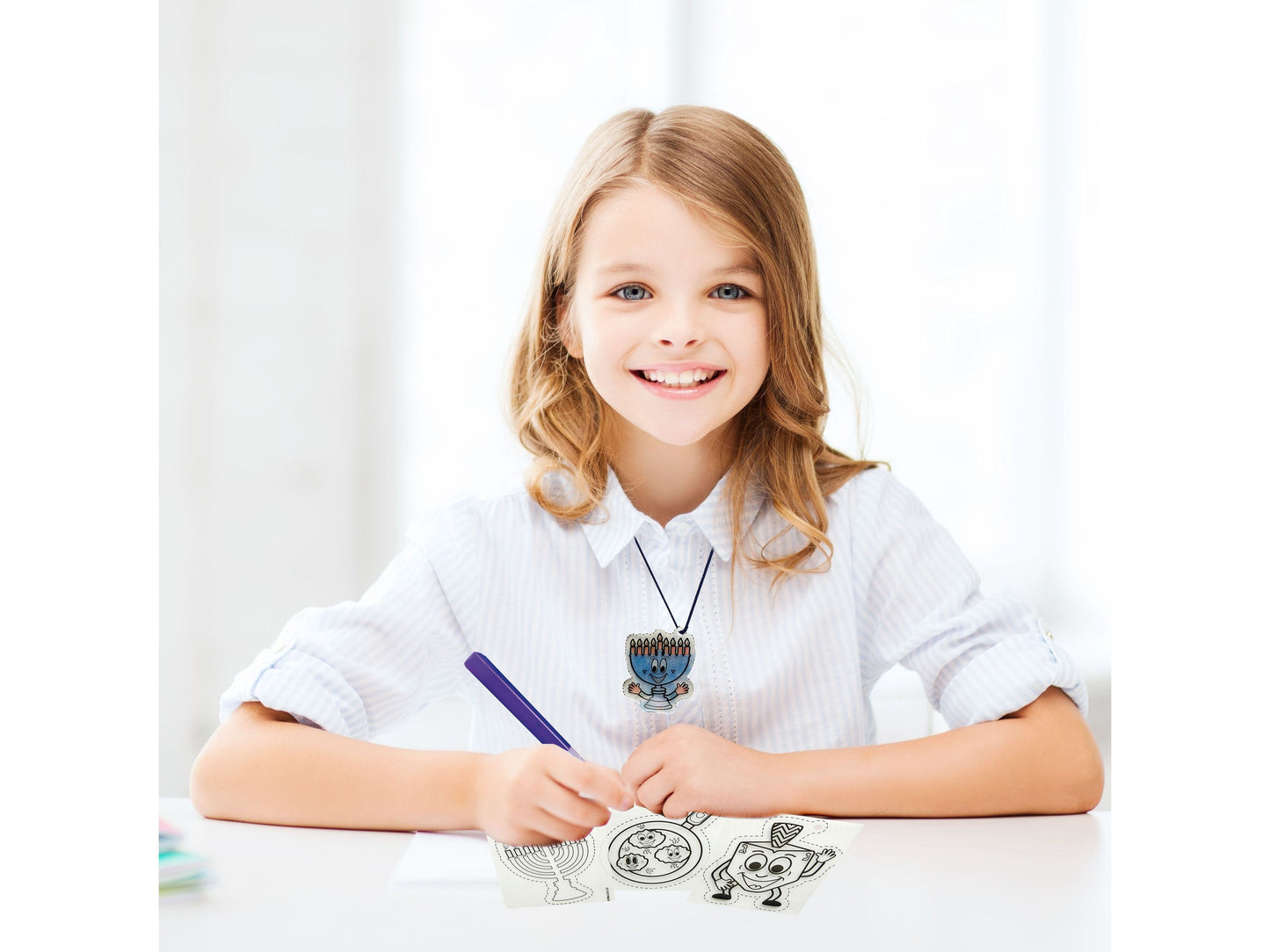 Hanukkah Shrink Art, Six Assorted Designs