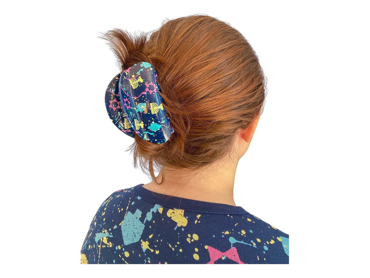Hanukkah Hair Claw
