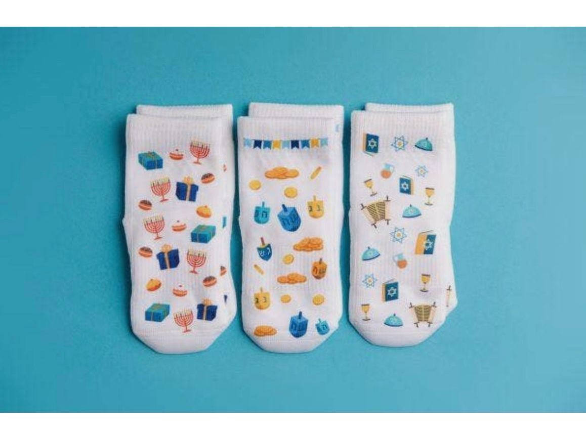 Hanukkah Baby Socks