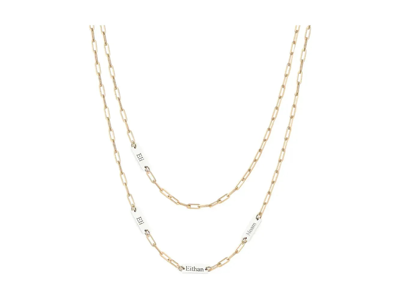Name Paperclip Necklace