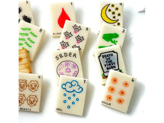 Passover Marzipan Mah Jong Tiles