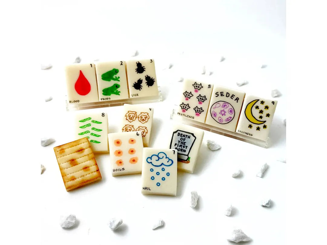 Passover Marzipan Mah Jong Tiles