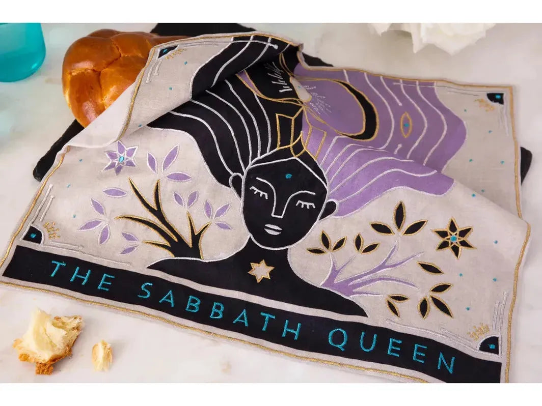 Sabbath Queen Challah Cover - Lavender Cosmos