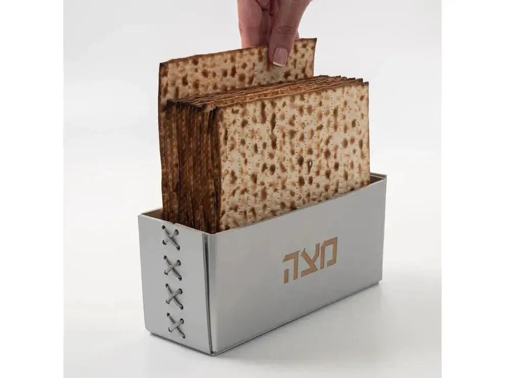 Vegan Leather Matzah Holder