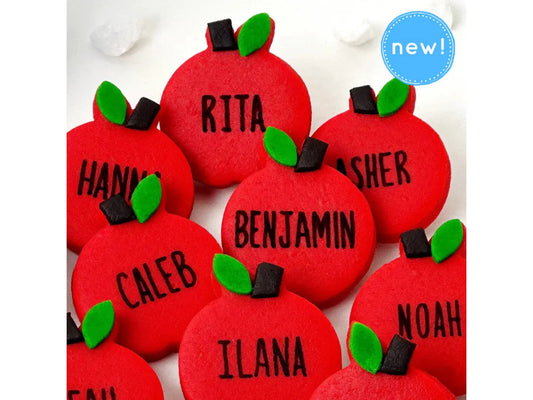 Personalized Marzipan Apple Place Settings