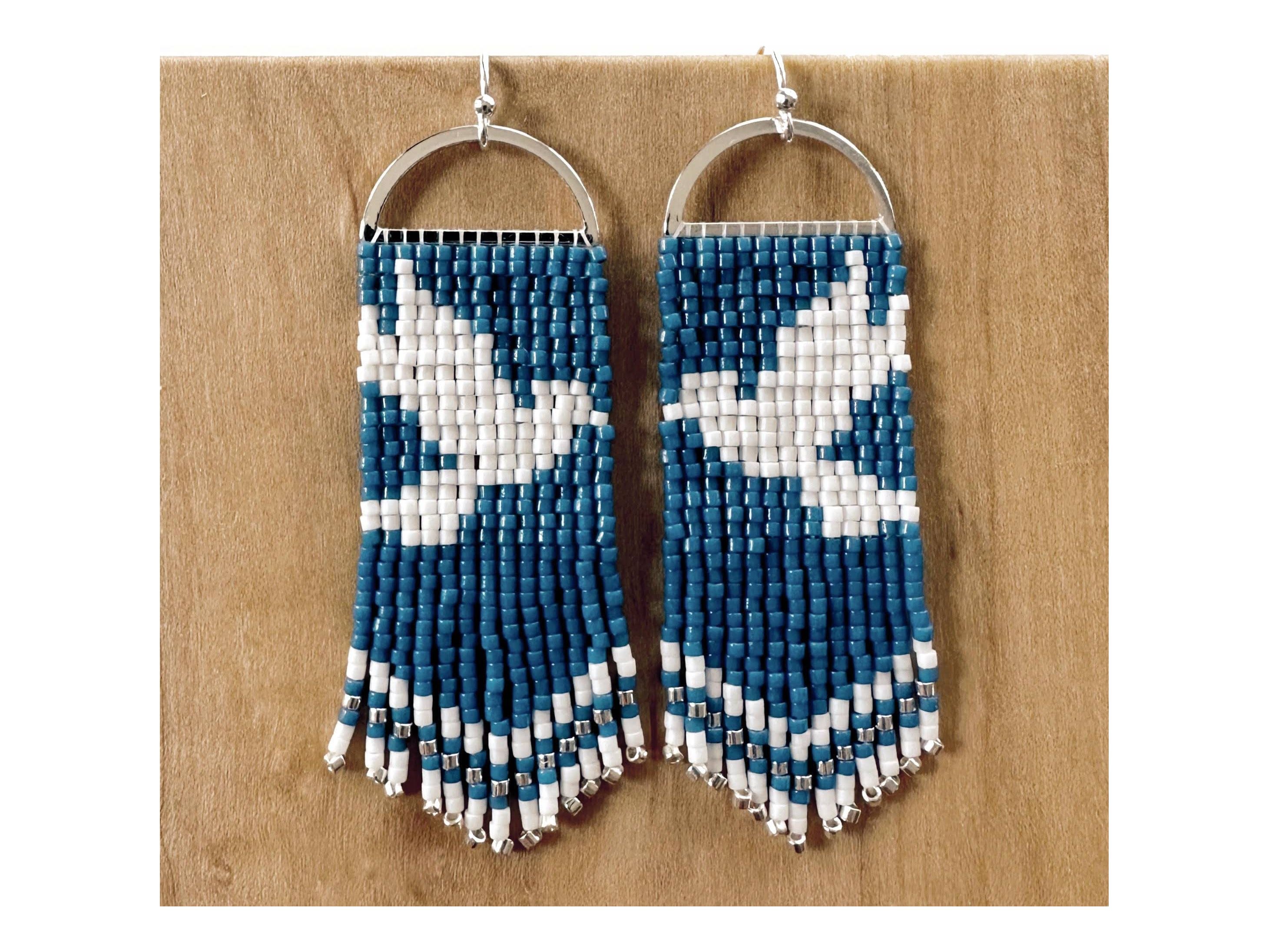 Hanukkah Menorah Beaded Earring Kit