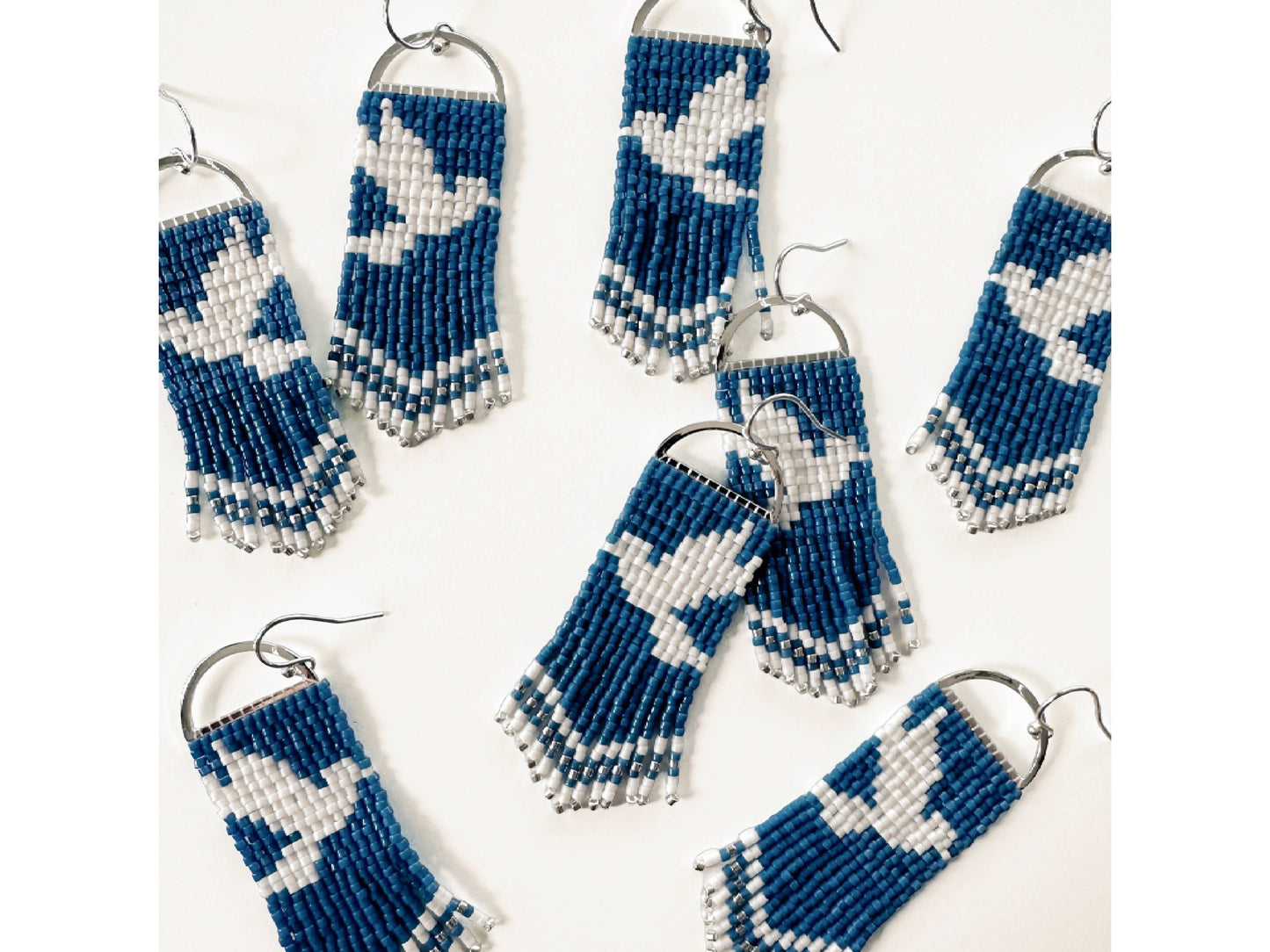 Shalom Handwoven Earrings