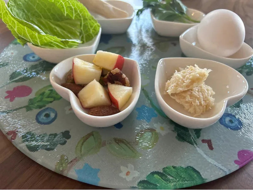 My Secret Garden Seder Plate