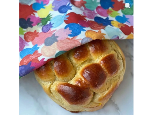 Rainbow Pomegranates Challah Cover