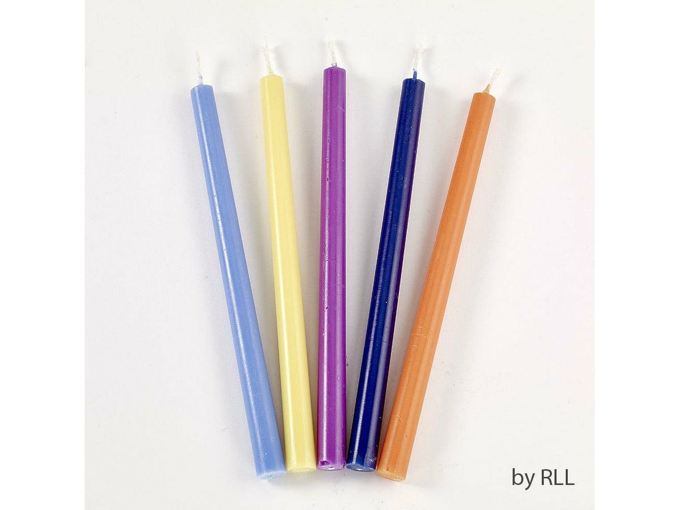 Deluxe Chanukah Candles - Assorted Colors