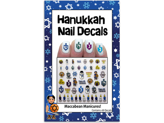 Hanukkah Nail Decals