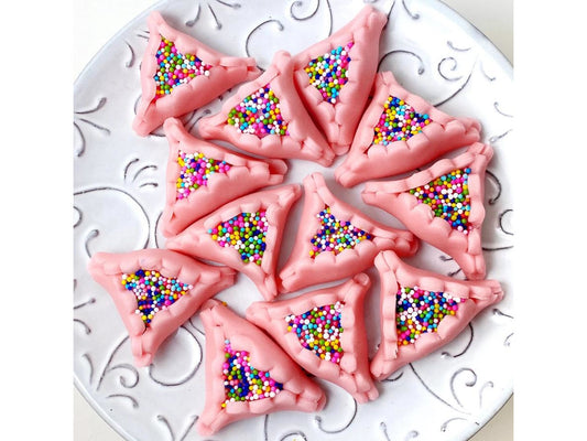 Sprinkle Pink Hamantaschen