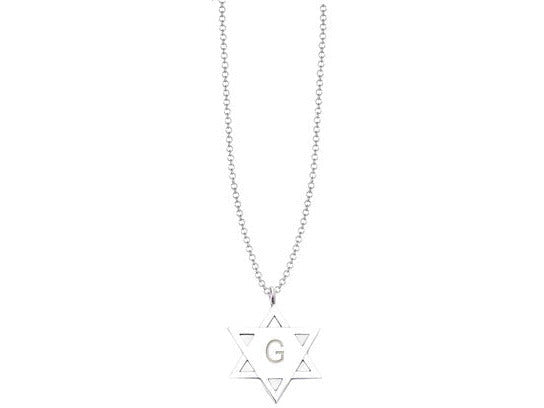 Sterling Silver Star of David Necklace