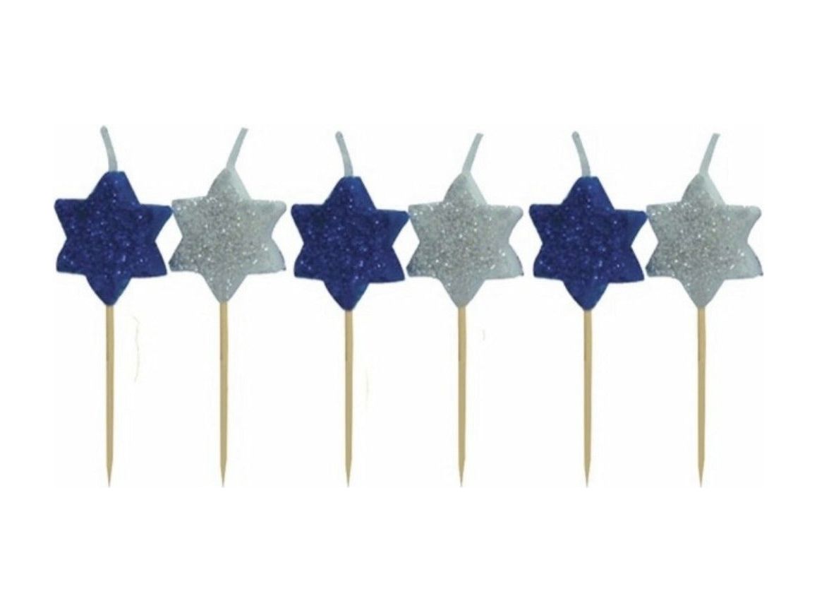 Holiday Star of David Candles