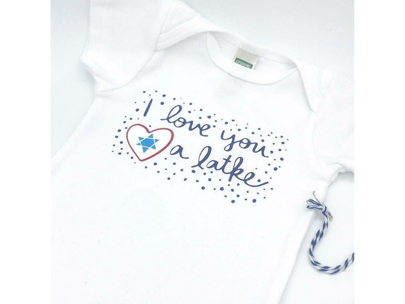 I Love You A Latke Onesie