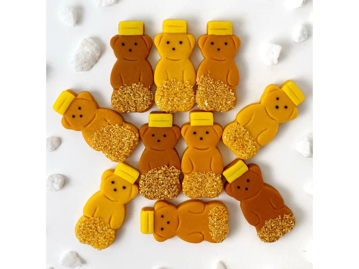 Rosh Hashanah Sprinkle Marzipan Honey Bears