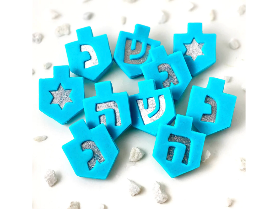 Marzipan Dreidel Linzer