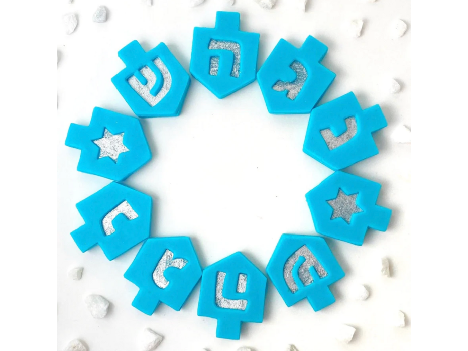 Marzipan Dreidel Linzer