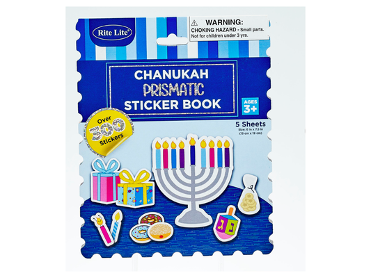 Chanukah Prismatic Sticker Book