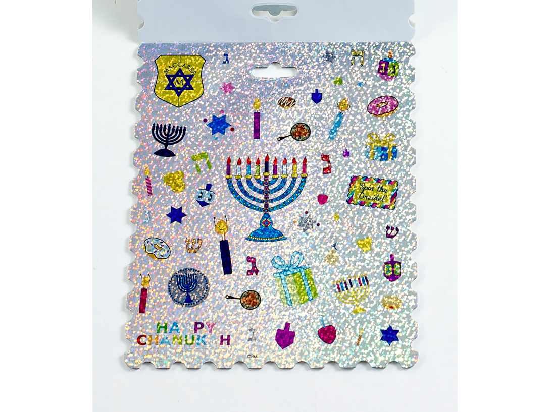 Chanukah Prismatic Sticker Book