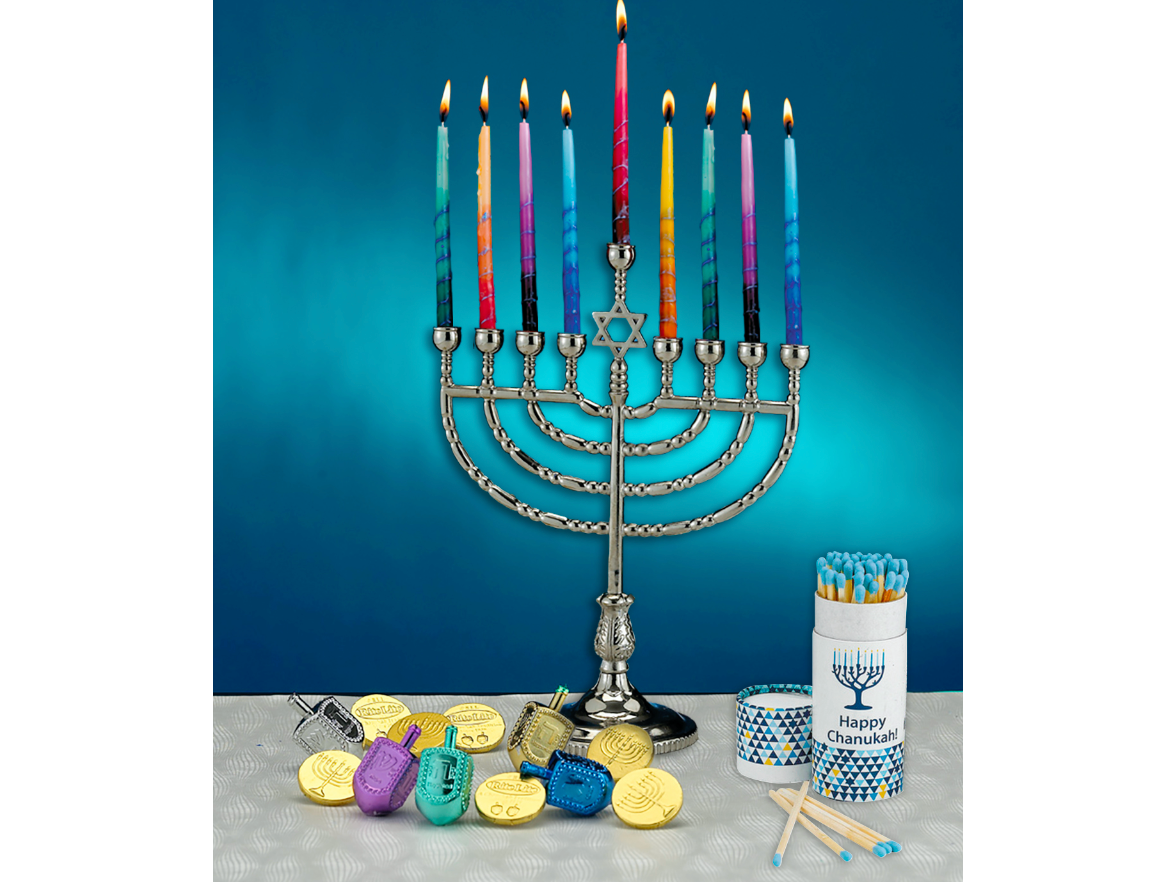 Hanukkah Long Matches in Gift Box