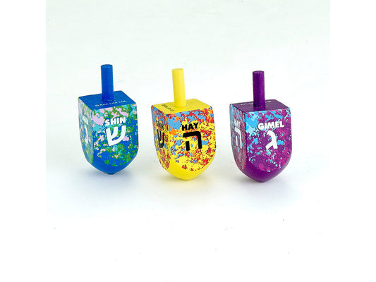 Splash Wood Dreidels