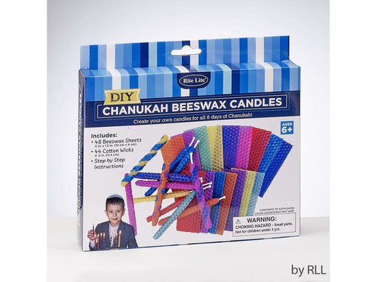Design Your Own Chanukah Beeswax Candles Kit