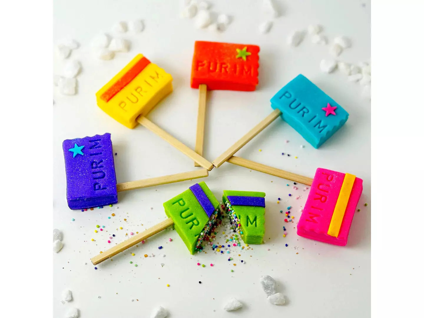 Purim Marzipan Grogger Sprinkle Surprise
