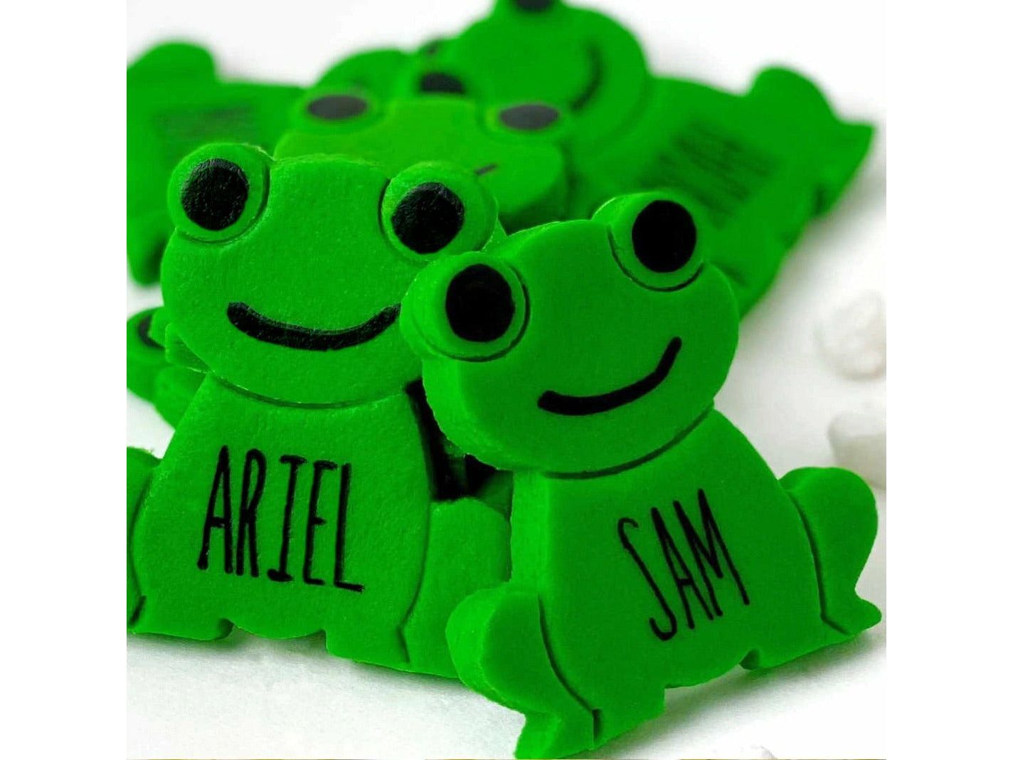 Passover Marzipan Personalized Frogs