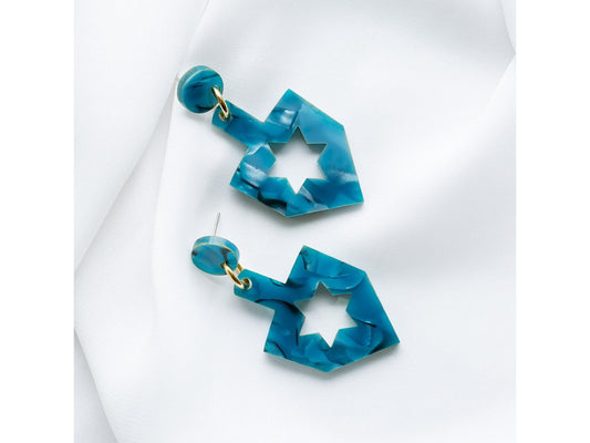 Orit Dreidel Earrings