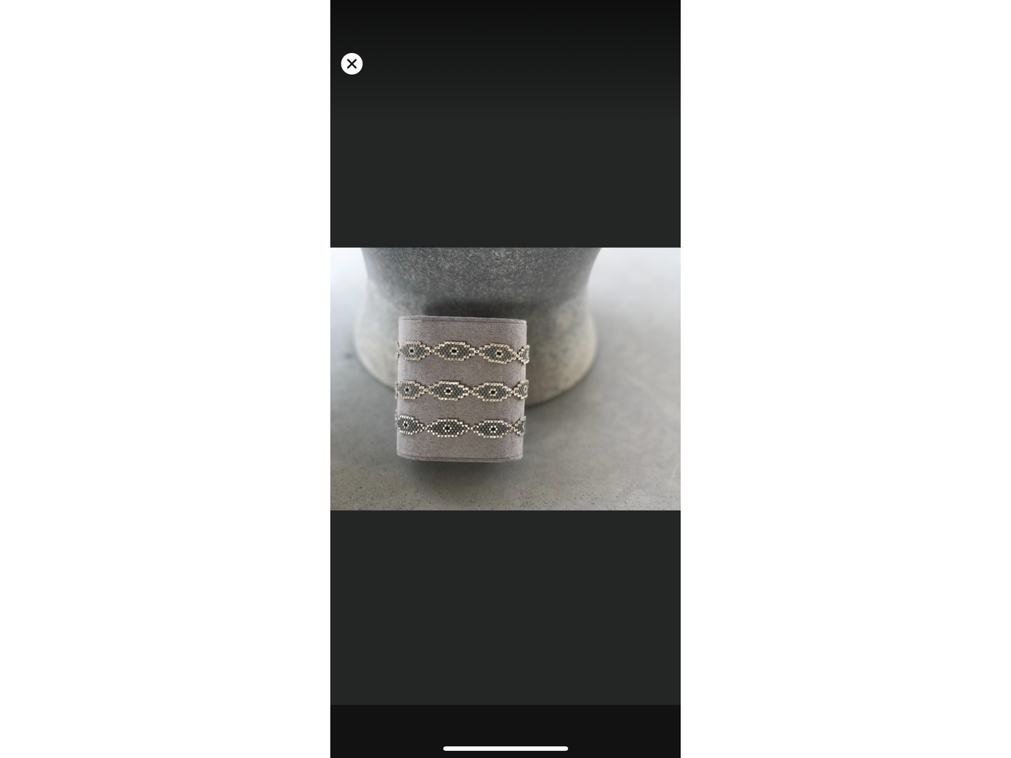 Beaded evil eye bracelet