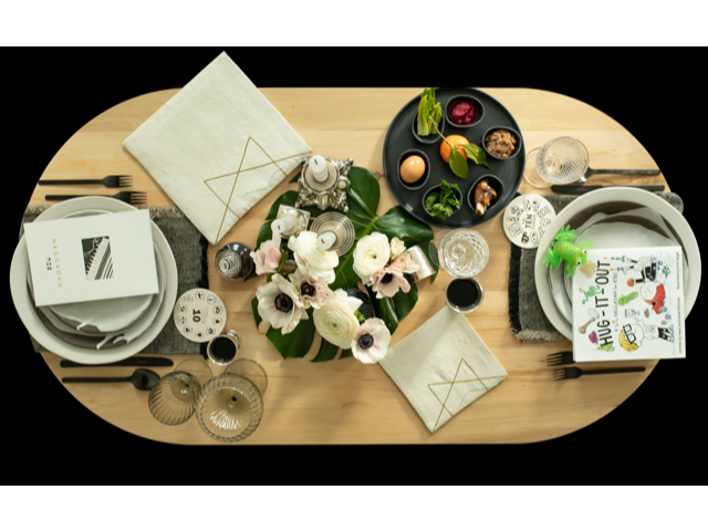 Matzah Cover and Afikoman Bag Set