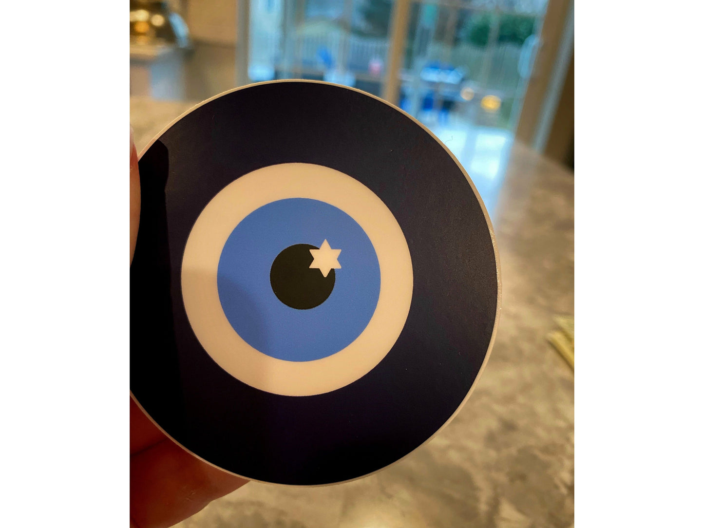 Large Evil Eye Vinyl Sticker