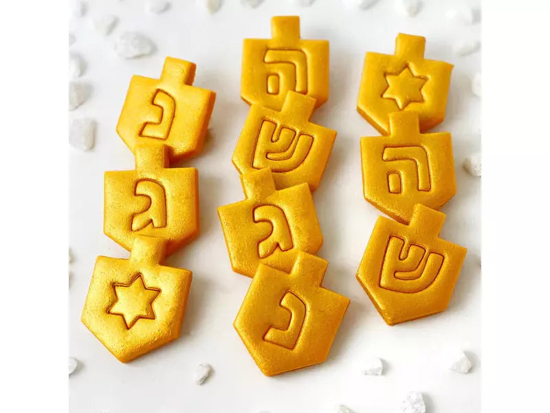 Marzipan Dreidel Tiles