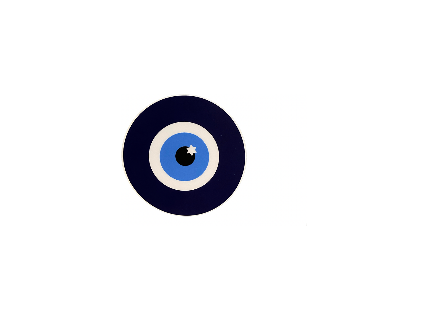 Large Evil Eye Vinyl Sticker