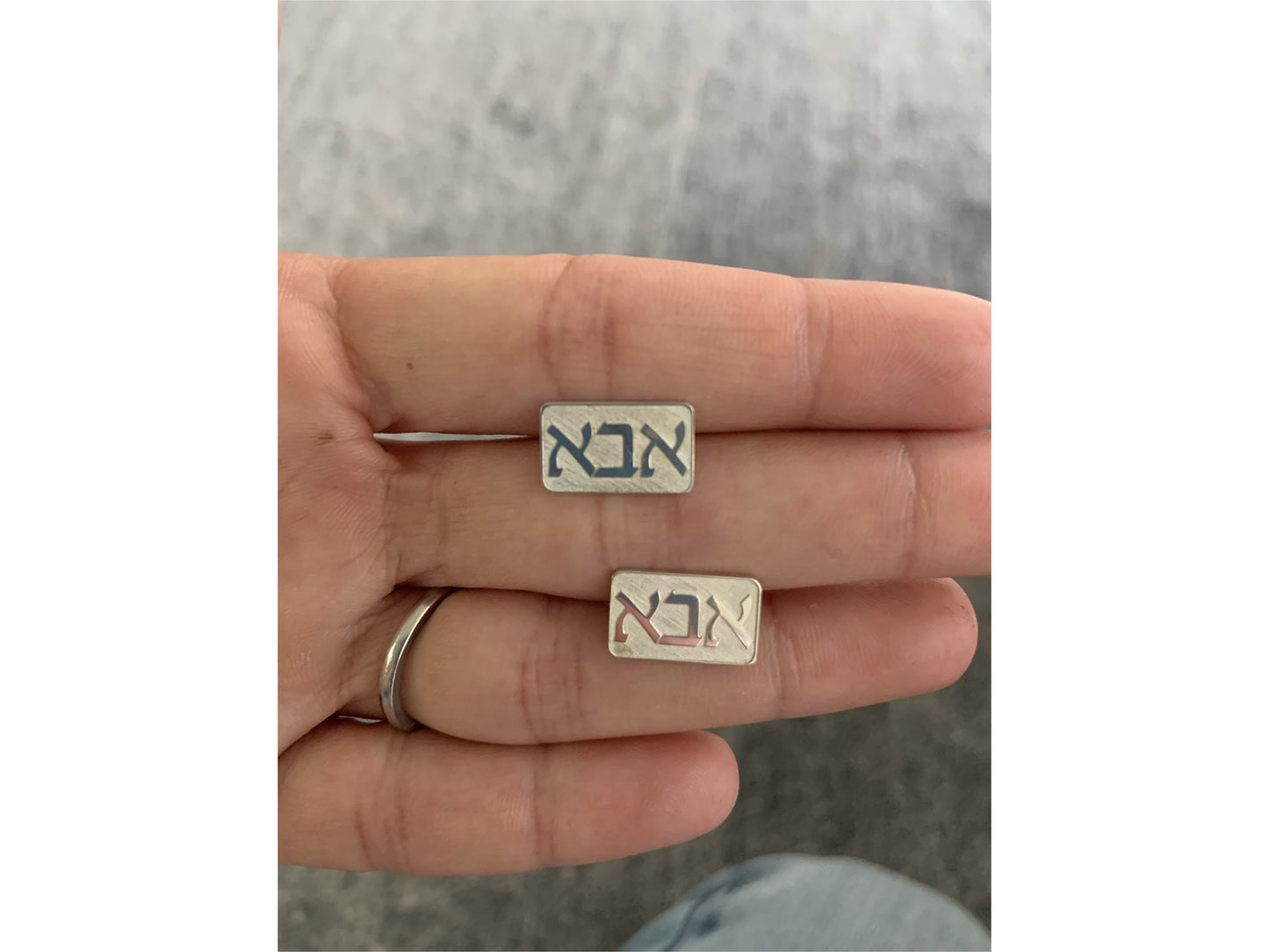 Abba cuff links