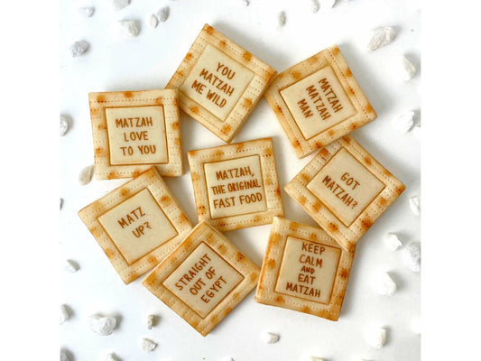 Passover Marzipan Matzah Conversation Tiles