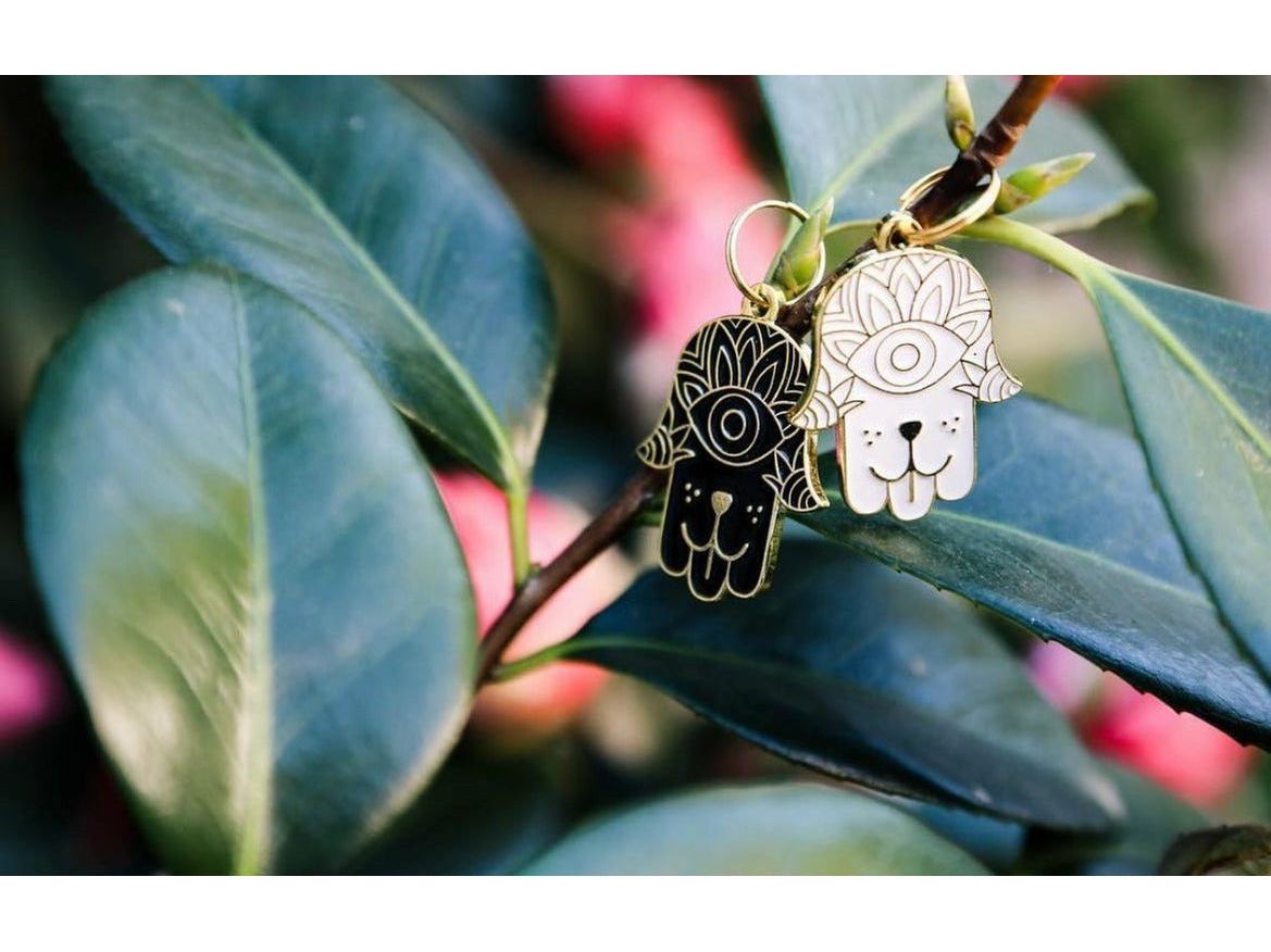 Personalized Hamsa Dog Tag