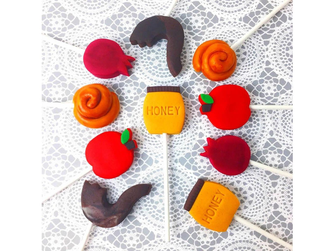 Rosh Hashanah Marzipan Pops Gift Set