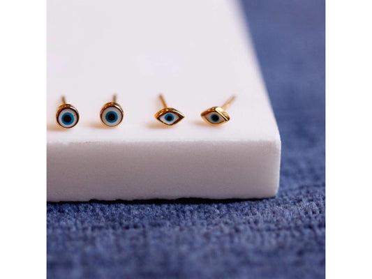 Enamel Evil Eye Studs