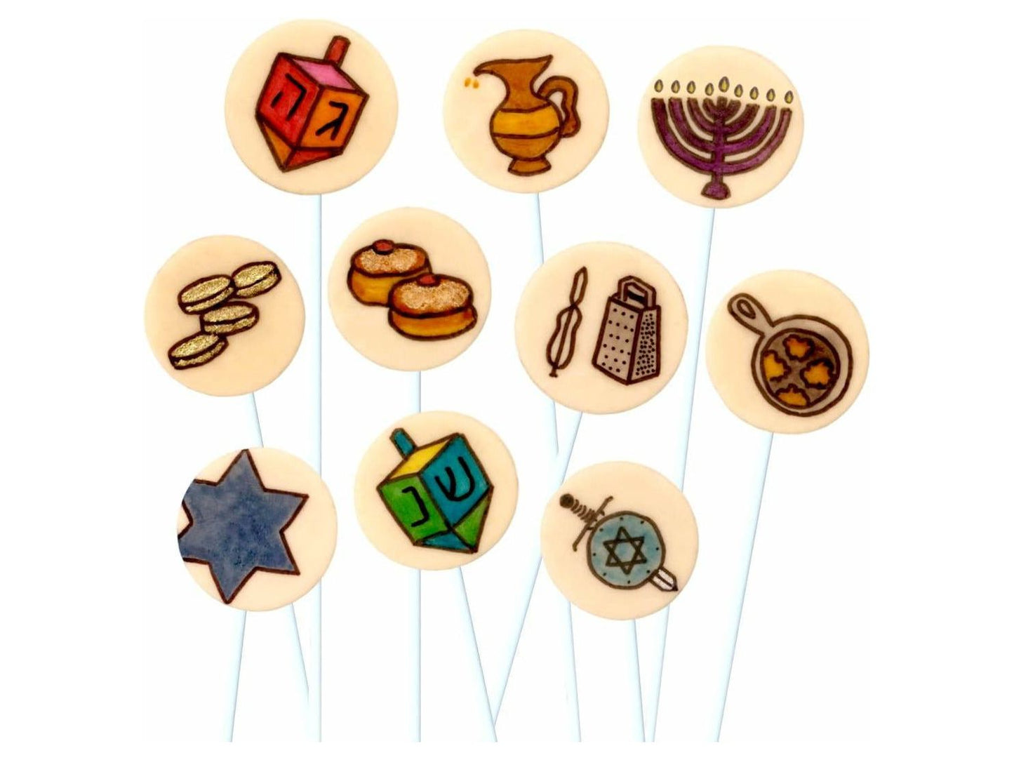 Marzipan Hanukkah Collection Pops