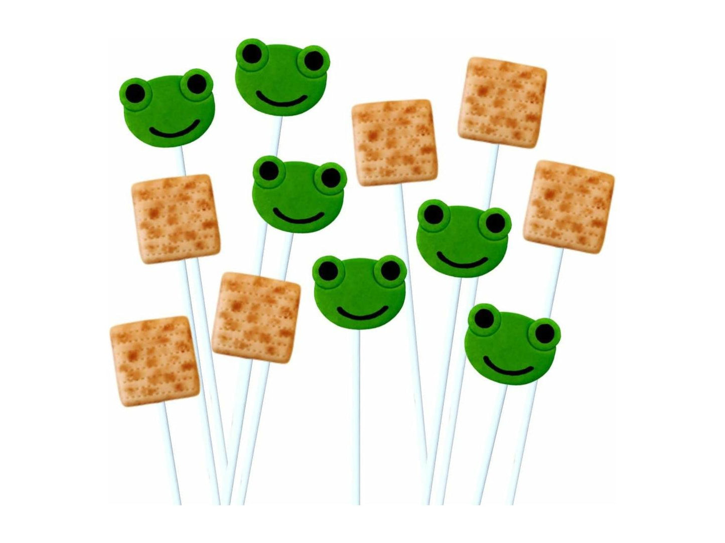 Marzipan Matzah and Frog Pops