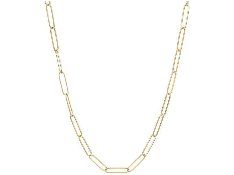 Elongated Paper Clip Chain