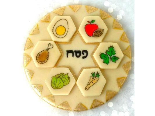 Marzipan Seder Plate