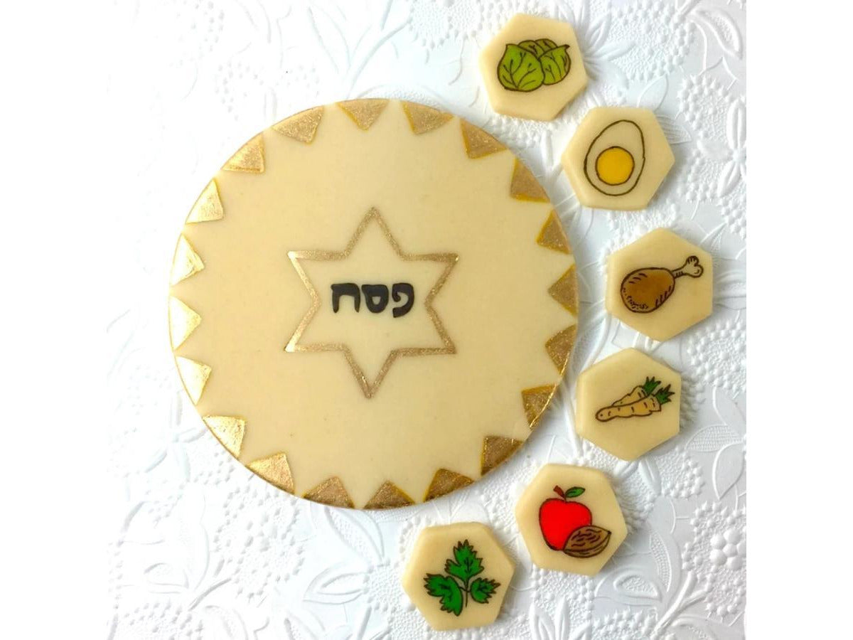 Marzipan Seder Plate