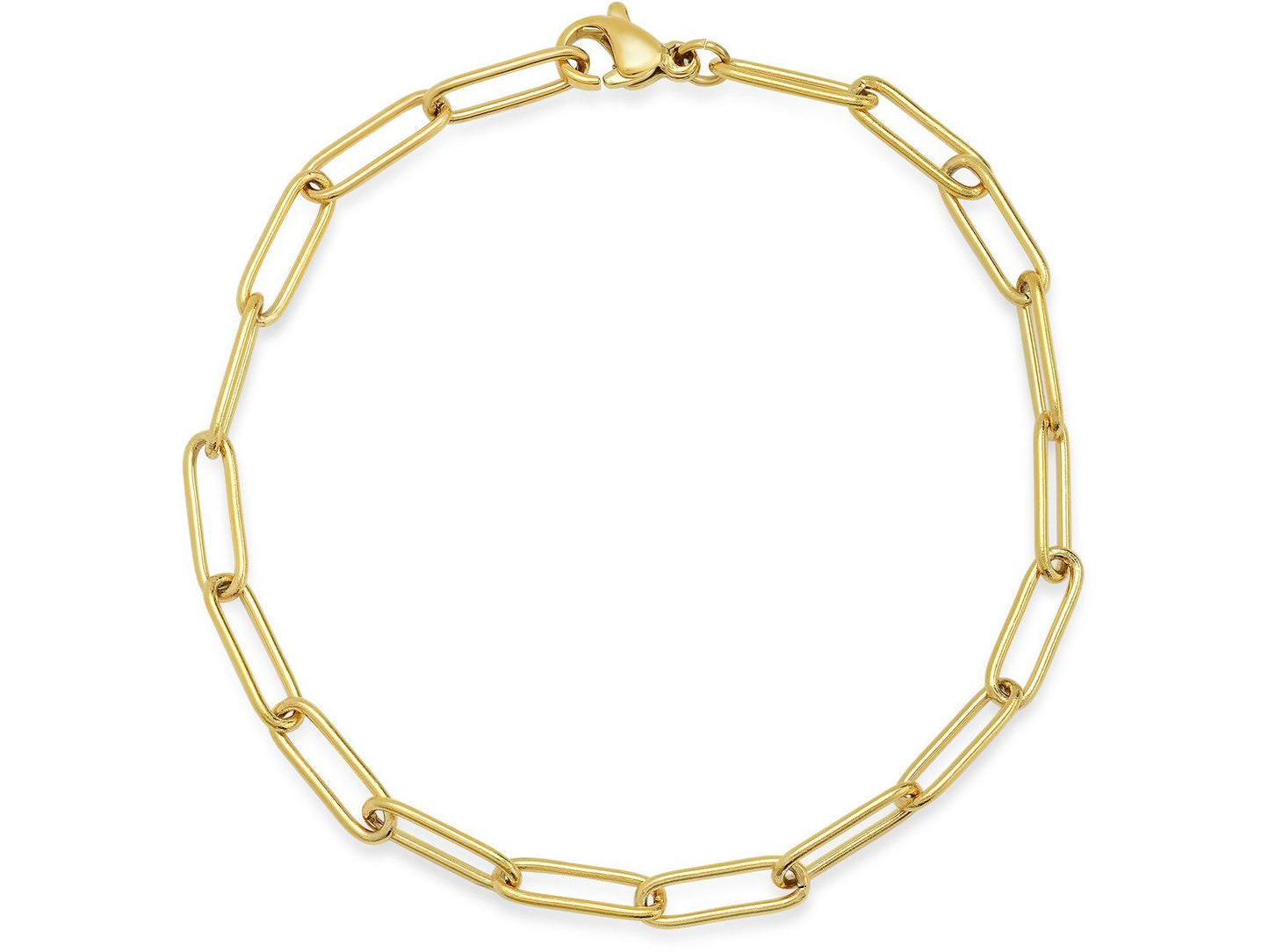 Large Oval Cable Link Bracelet